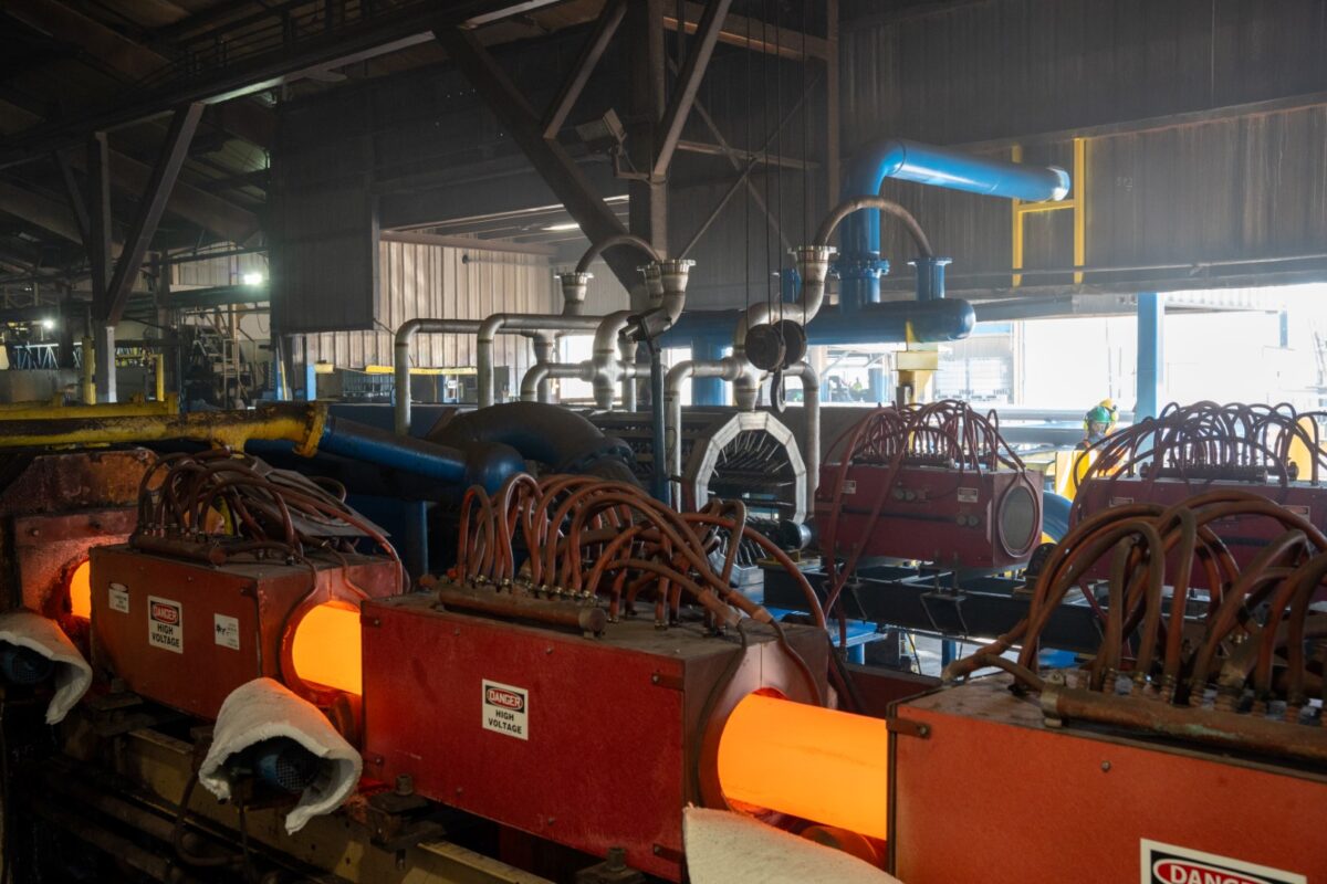 Bear Bayou Casing — heat treat line